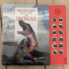 Børnevenligt bogværk med arbejdende lydknapper om dinosaurer.