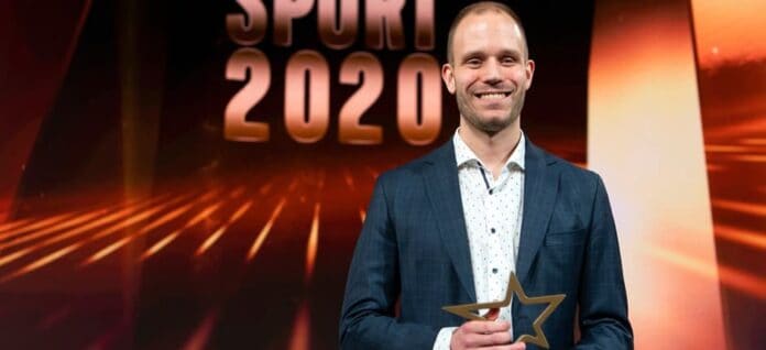 Mads Brix Baulund får prisen som Årets Forbillede i 2020