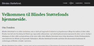 Blindes støttefond Blindes Støttefond er en ældre institution, som er skabt på baggrund af initiativer og legatformuer tilbage fra midten af 1800-tallet. Fonden har haft stor betydning for blinde og svagsynedes uddannelses- og beskæftigelsessituation igennem de sidste 150 år. Særligt i slutningen af 1800-tallet og begyndelsen af det 1900-tallet ydede Blindes Støttefond store årlige donationer til såvel Refsnæsskolen som Instituttet for Blinde og Svagsynede i København. Blindes Støttefond leverede endvidere det økonomiske fundament til etableringen af Blindes Arbejde i 1920’erne.