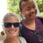 Sanser på gåtur Diana Andersen og Kim Enevold Sørensen går tur ved Stavis A i Odense